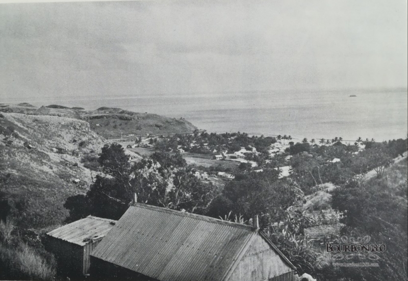 L'île Rodrigues-Vue de Port Mathurin dans les années 60