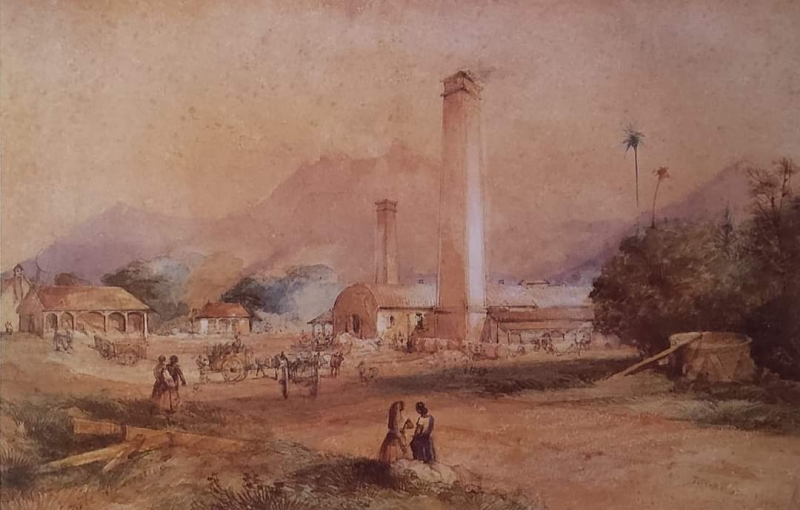 L'île Maurice vue par BOWLER, Thomas William (1812-69)