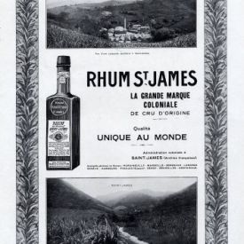 Rhum st james publicité originale année 30