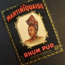 Etiquette ancienne de rhum