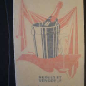 Servir et vendre le champagne