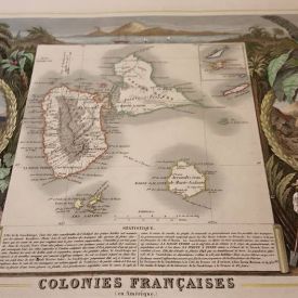 Colonies françaises-guadeloupe, marie-galante, st martin, la désirade, les saintes. antilles françaises.