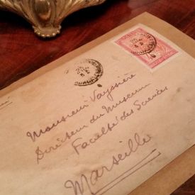 Courrier au départ de madagascar vers marseille adressé à monsieur vayssière directeur de la faculté des sciences de marseille