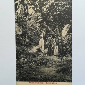 Seychelles - washerwoman