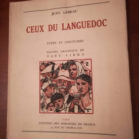 Jean lebrau ceux du languedoc. types et coutumes