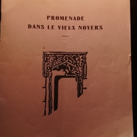 Abbé marcel terre - promenade dans le vieux noyers - 1935