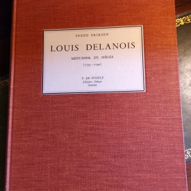 Louis delanois menuisier en sieges 1731-1792 de svend eriksen