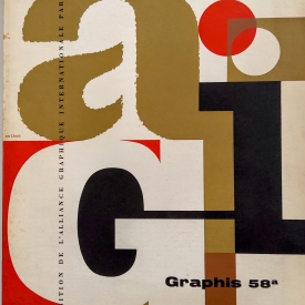 Graphis 58a - exposition de l'alliance graphique internationale 1955